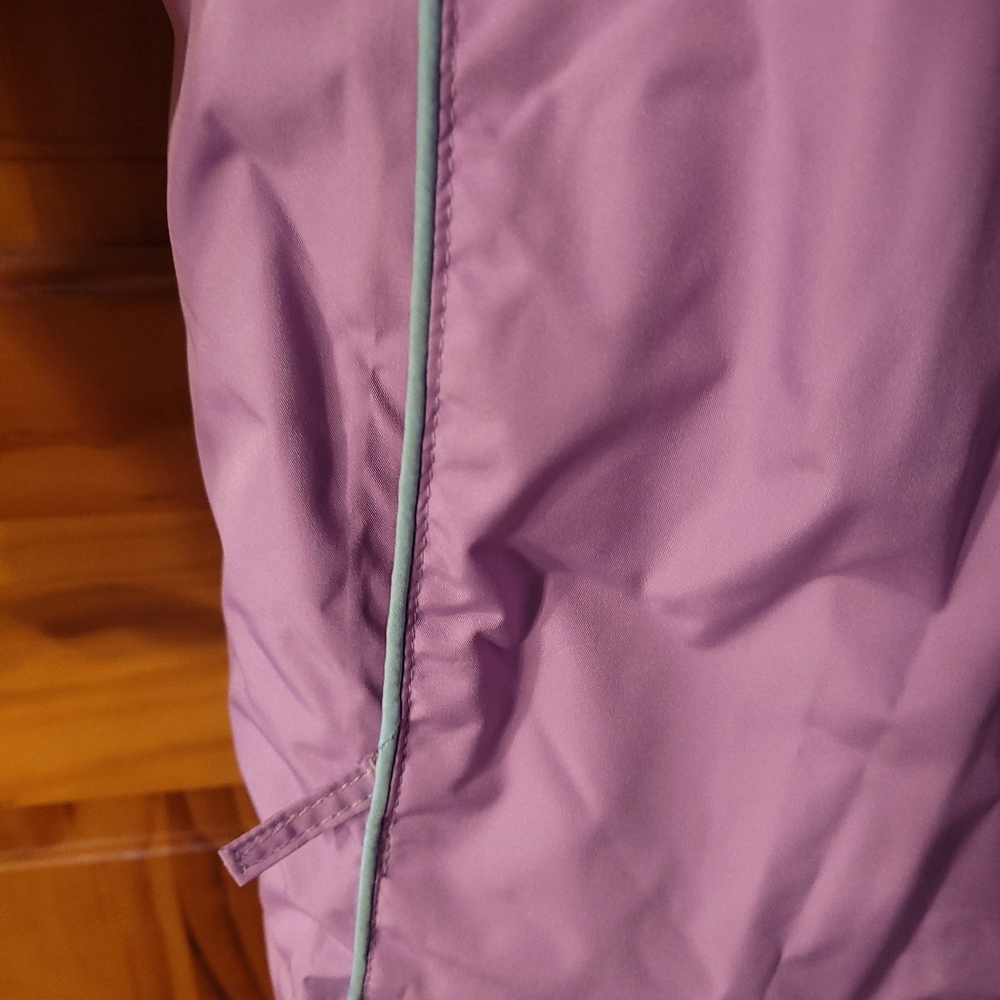 Crane Winter Jacket Coat Girls 11-12 Lilac Logo Warm - Picture 4 of 8